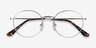 Bistro Argenté MétalMontures de lunettes de vue d'EyeBuyDirect, Vue Rapprochée