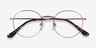 Bistro Rose Gold MetalEyeglass Frames from EyeBuyDirect, Closed View