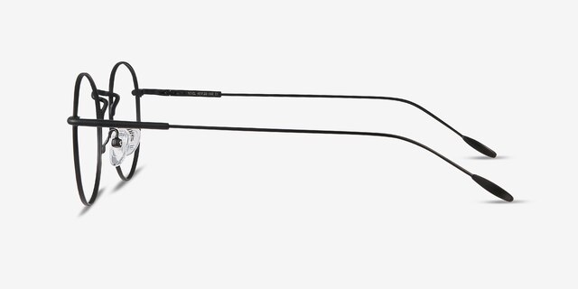 Novel Black MetalEyeglass Frames from EyeBuyDirect, Side View