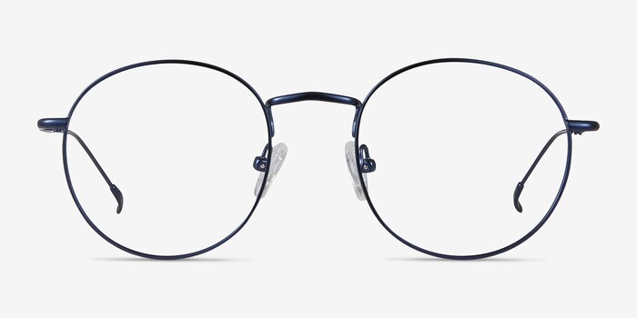 Novel Navy Metal Eyeglass Frames from EyeBuyDirect