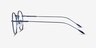 Novel Navy MetalEyeglass Frames from EyeBuyDirect, Side View