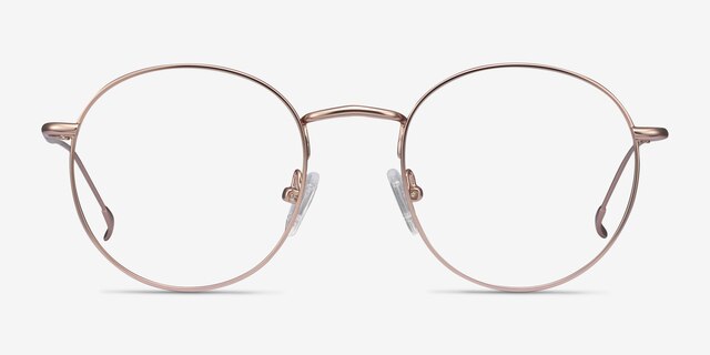 Novel Or rose MétalMontures de lunettes de vue d'EyeBuyDirect, Vue de Face
