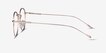 Novel Rose Gold MetalEyeglass Frames from EyeBuyDirect, Side View