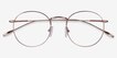 Novel Rose Gold MetalEyeglass Frames from EyeBuyDirect, Closed View