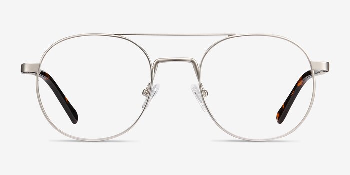 Lock XL Silver Metal Eyeglass Frames from EyeBuyDirect