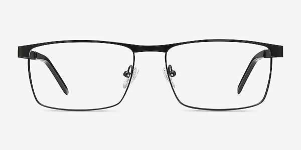 Danno Black Metal Eyeglass Frames