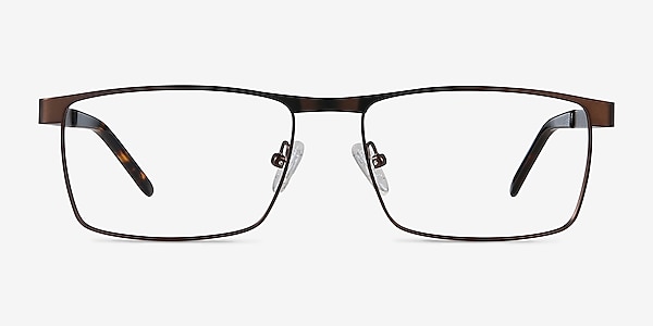 Danno Brun Métal Montures de lunettes de vue