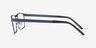 Danno Navy MetalEyeglass Frames from EyeBuyDirect, Side View
