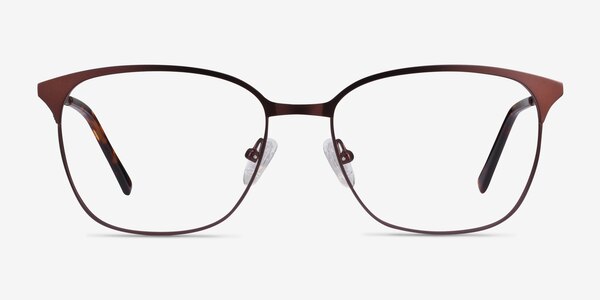 Avenue Brun Métal Montures de lunettes de vue