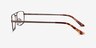 Maverick Brown MetalEyeglass Frames from EyeBuyDirect, Side View