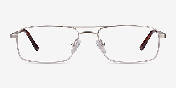 Maverick Silver Metal Eyeglass Frames