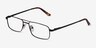 Maverick Black MetalEyeglass Frames from EyeBuyDirect, Angle View