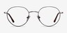 Retell Noir MétalMontures de lunettes de vue d'EyeBuyDirect, Vue de Face