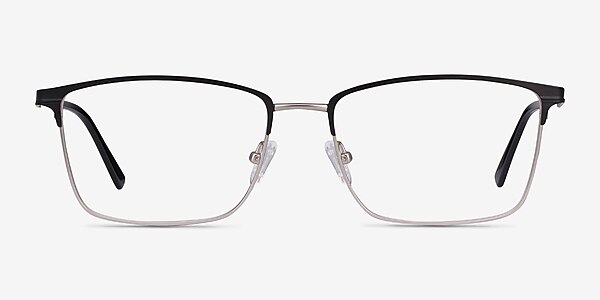 Castle Black Metal Eyeglass Frames