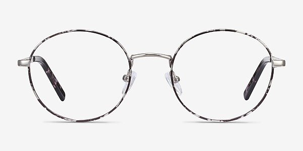 Aero Gray Floral Métal Montures de lunettes de vue