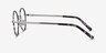 Aero Gray Floral MétalMontures de lunettes de vue d'EyeBuyDirect, Vue de Côté
