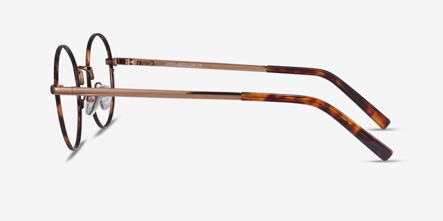 Aero Écailles MétalMontures de lunettes de vue d'EyeBuyDirect, Vue de Côté