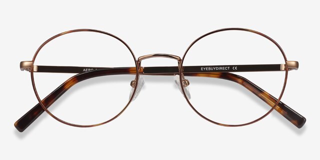 Aero Écailles MétalMontures de lunettes de vue d'EyeBuyDirect, Vue Rapprochée