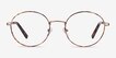 Aero Tortoise Golden MetalEyeglass Frames from EyeBuyDirect, Front View