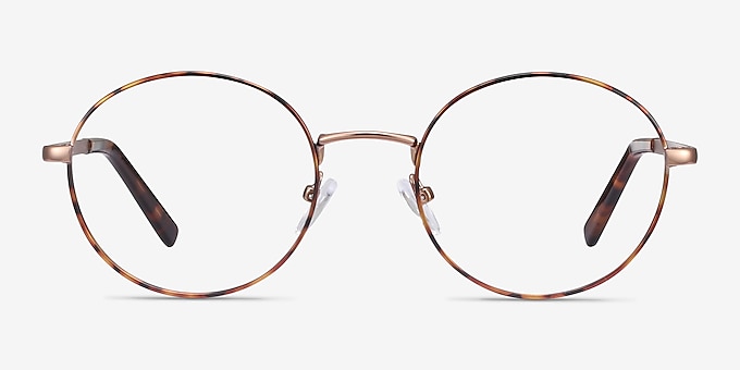 Aero Tortoise Golden Metal Eyeglass Frames