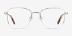 Aspect Golden MetalEyeglass Frames from EyeBuyDirect, Front View