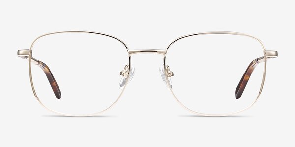 Aspect Doré Métal Montures de lunettes de vue