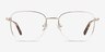 Aspect Doré MétalMontures de lunettes de vue d'EyeBuyDirect, Vue de Face