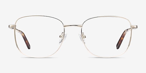 Aspect Golden Métal Montures de lunettes de vue
