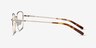 Aspect Doré MétalMontures de lunettes de vue d'EyeBuyDirect, Vue de Côté