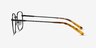 Aspect Black MetalEyeglass Frames from EyeBuyDirect, Side View