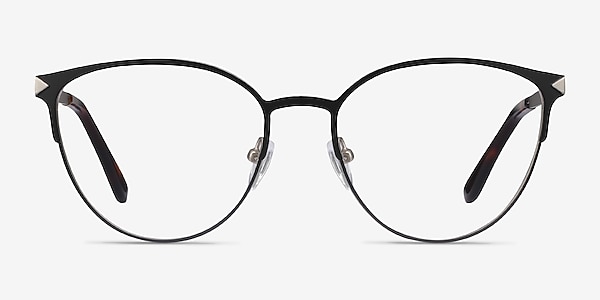 Nadia Black Metal Eyeglass Frames