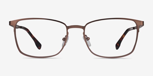Dakota Brown Metal Eyeglass Frames