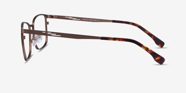 Dakota Brown MetalEyeglass Frames from EyeBuyDirect, Side View