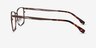 Dakota Brown MetalEyeglass Frames from EyeBuyDirect, Side View