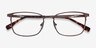 Dakota Brown MetalEyeglass Frames from EyeBuyDirect, Closed View