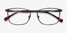Dakota Gunmetal MetalEyeglass Frames from EyeBuyDirect, Closed View