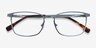 Dakota Blue MetalEyeglass Frames from EyeBuyDirect, Closed View