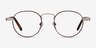 Orbit Brown Acetate-metalEyeglass Frames from EyeBuyDirect, Front View