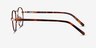 Orbit Brown Acetate-metalEyeglass Frames from EyeBuyDirect, Side View