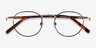 Orbit Brown Acetate-metalEyeglass Frames from EyeBuyDirect, Closed View