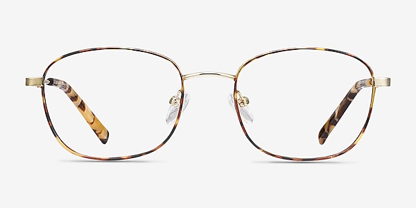 Fortune Tortoise Metal Eyeglass Frames