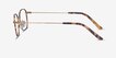 Fortune Tortoise MetalEyeglass Frames from EyeBuyDirect, Side View