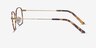 Fortune Tortoise MetalEyeglass Frames from EyeBuyDirect, Side View