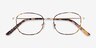 Fortune Tortoise MetalEyeglass Frames from EyeBuyDirect, Closed View