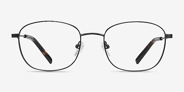 Fortune Black Metal Eyeglass Frames