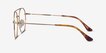 Eight Golden MetalEyeglass Frames from EyeBuyDirect, Side View