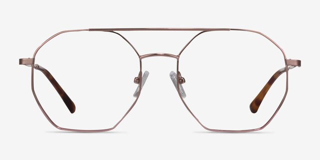 Eight Or rose MétalMontures de lunettes de vue d'EyeBuyDirect, Vue de Face