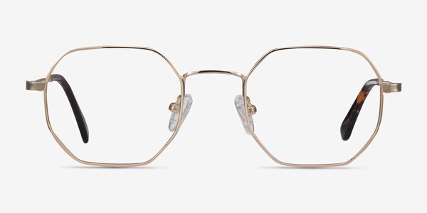 Soar Golden Metal Eyeglass Frames