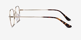 Soar Doré Métal Montures de lunettes de vue d'EyeBuyDirect, Vue de Côté