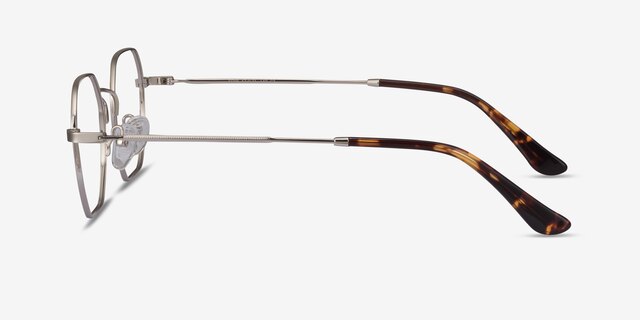 Soar Argenté MétalMontures de lunettes de vue d'EyeBuyDirect, Vue de Côté